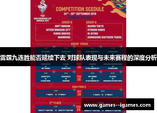 雷霆九连胜能否延续下去 对球队表现与未来赛程的深度分析 雷霆九连胜能否延续下去 对球队表现与未来赛程的深度分析