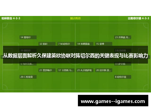 从数据层面解析久保建英欧协联对阵切尔西的关键表现与比赛影响力